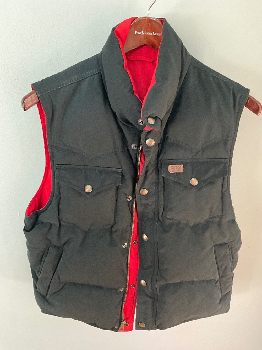 Polo Reversible puffer vest